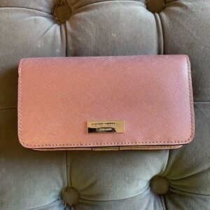 Henri Bendel Iridescent Pink Wallet